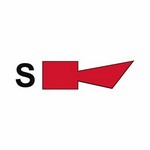 IMO A.654(16) Sprinkler Horn sign — Fire Control Plan (ISO 17631) safety pictogram
