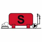 IMO A.654(16) Sprinkler Installation sign — Fire Control Plan (ISO 17631) safety pictogram