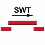 ISO 17631 A.1.10 A-Class Self-Closing Semi-Watertight Sliding Fire Door sign — Fire Control Plan (ISO 17631) safety pictogram