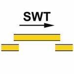 ISO 17631 A.1.11 B-Class Self-Closing Semi-Watertight Sliding Fire Door sign — Fire Control Plan (ISO 17631) safety pictogram