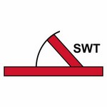 ISO 17631 A.1.4 A-Class Semi-Watertight Fire Door sign — Fire Control Plan (ISO 17631) safety pictogram