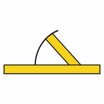 ISO 17631 A.1.5 B-Class Hinged Fire Door sign — Fire Control Plan (ISO 17631) safety pictogram