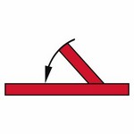 ISO 17631 A.1.6 A-Class Hinged Self-Closing Fire Door sign — Fire Control Plan (ISO 17631) safety pictogram