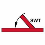 ISO 17631 A.1.6 A-Class Self-Closing Semi-Watertight Fire Door sign — Fire Control Plan (ISO 17631) safety pictogram
