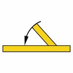 ISO 17631 A.1.7 B-Class Hinged Self-Closing Fire Door sign — Fire Control Plan (ISO 17631) safety pictogram