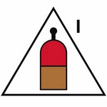 ISO 17631 A.2.13 Remote Release Station (Inergen) sign — Fire Control Plan (ISO 17631) safety pictogram