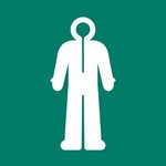 ISO 17631 A.4.22 Immersion Suit sign — Fire Control Plan (ISO 17631) safety pictogram