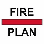 ISO 24409 SIS001 Fire Control Plan sign — Fire Control Plan (ISO 17631) safety pictogram