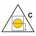 ISO 24409 SIS015 Remote Control For Fire Damper (Cargo Space) sign — Fire Control Plan (ISO 17631) safety pictogram