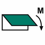 ISO 24409 SIS017 Closing Device For Ventilation Inlet Or Outlet (Machinery) sign — Fire Control Plan (ISO 17631) safety pictogram
