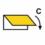 ISO 24409 SIS018 Closing Device For Ventilation Inlet Or Outlet (Cargo) sign — Fire Control Plan (ISO 17631) safety pictogram