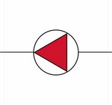 ISO 24409 SIS023 Fire Pump sign — Fire Control Plan (ISO 17631) safety pictogram