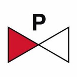 ISO 24409 SIS037 Powder-Section Valve sign — Fire Control Plan (ISO 17631) safety pictogram