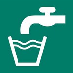 ISO 7010 E015 Drinking Water sign — Emergency / Escape safety pictogram