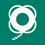 ISO 7010 E041 Lifebuoy With Line sign — Emergency / Escape safety pictogram