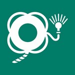 ISO 7010 E043 Lifebuoy With Line & Light sign — Emergency / Escape safety pictogram