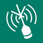 ISO 7010 E052 Emergency Indicating Radio Beacon (Epirb) sign — Emergency / Escape safety pictogram