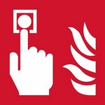 ISO 7010 F005 Fire Alarm Call Point sign — Fire Equipment safety pictogram
