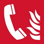 ISO 7010 F006 Fire Emergency Telephone sign — Fire Equipment safety pictogram
