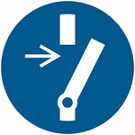 ISO 7010 M021 Disconnect Before Carrying Out Maintenance Or Repair sign — Mandatory safety pictogram