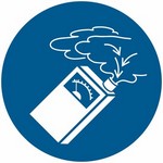 ISO 7010 M048 Use Gas Detector sign — Mandatory safety pictogram