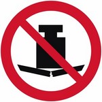 ISO 7010 P012 No Heavy Load sign — Prohibition safety pictogram