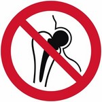 ISO 7010 P014 No Access For Persons With Metallic Implants sign — Prohibition safety pictogram
