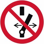 ISO 7010 P031 Do Not Alter The State Of The Switch sign — Prohibition safety pictogram