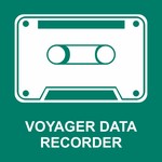Voyager Data Recorder sign — Commonly Used safety pictogram