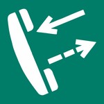 Intercom sign — Commonly Used safety pictogram